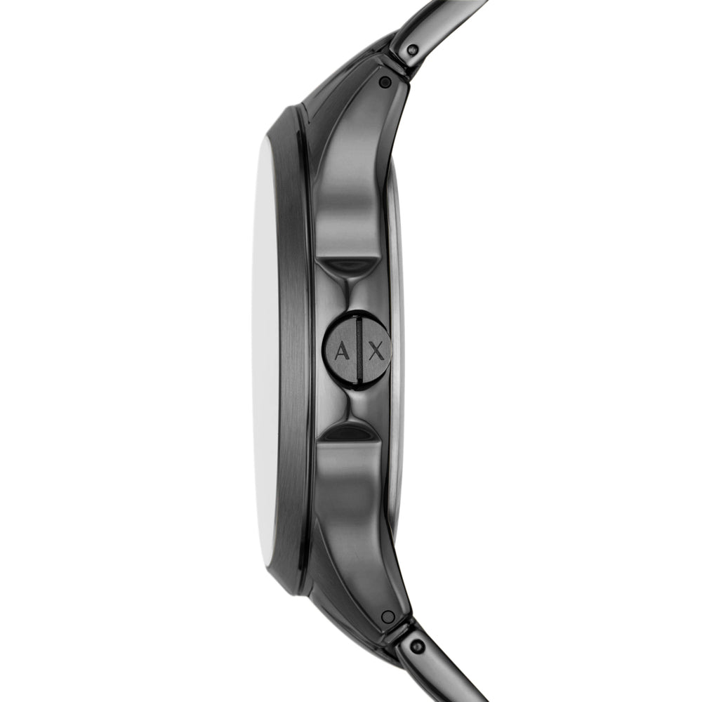 Chronograph Gunmetal Stainless Steel Watch