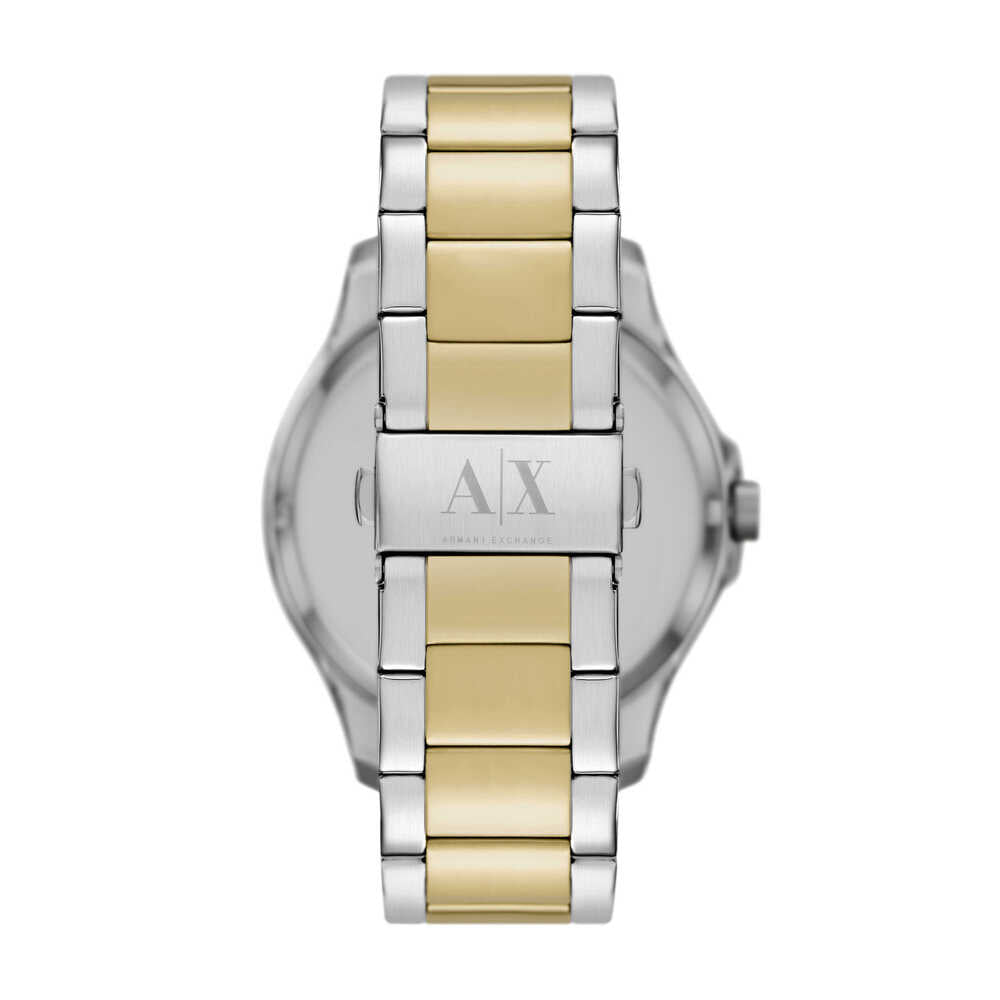 Three-Hand Date Two-Tone Stainless Steel Watch