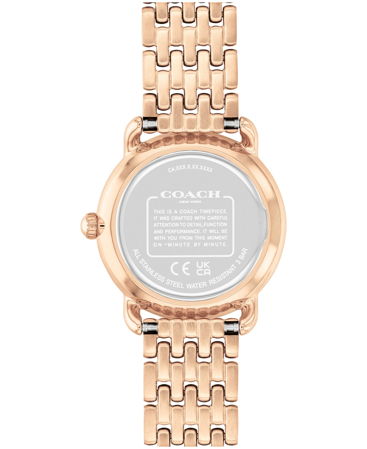 Elliot Women Quartz Pink Dial Analog Stainless Steel Watch