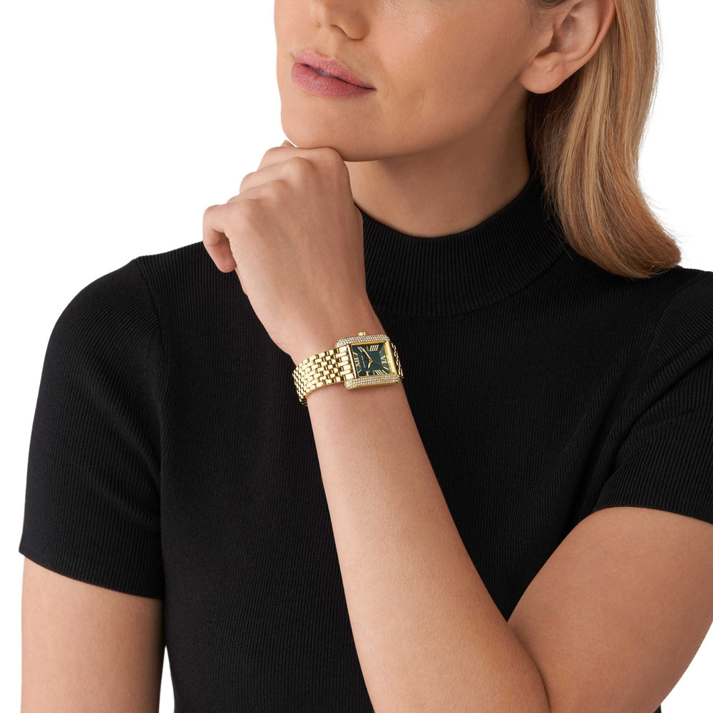 Emery Three-Hand Gold-Tone Stainless Steel Watch