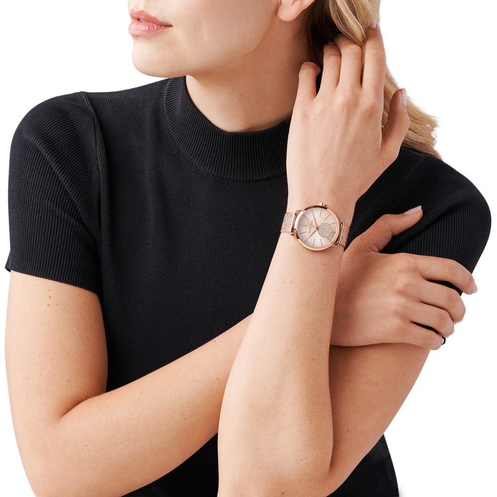 Ladies' Portia Rose Gold-Tone Watch