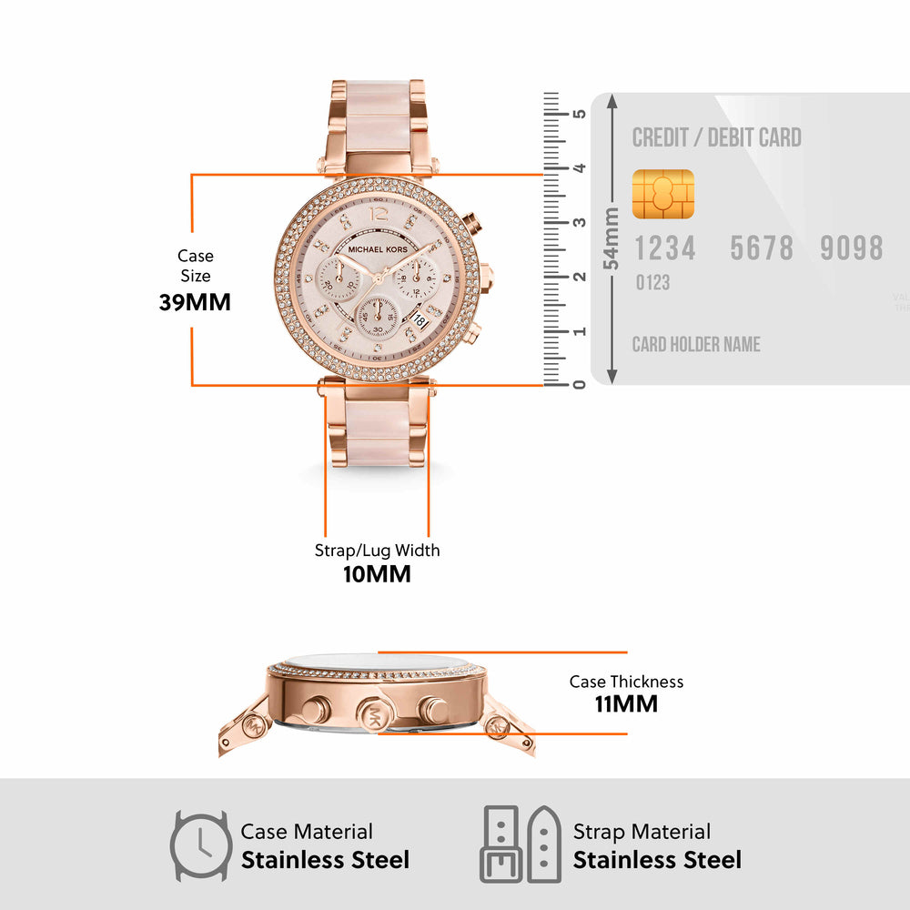 Rose Gold-Tone Parker Watch