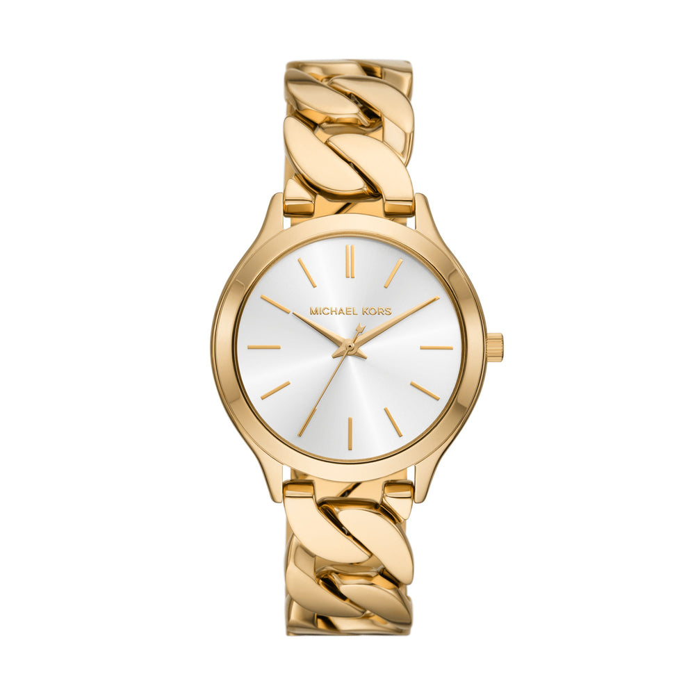 Runway Three-Hand Gold-Tone Stainless Steel Watch