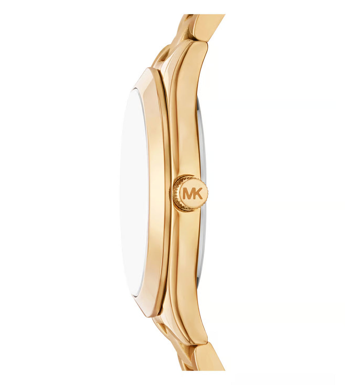 Slim Runway Quartz Gold Dial Ladies Watch