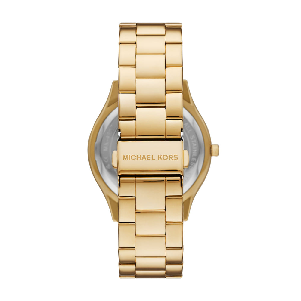 Slim Runway Three-Hand Gold-Tone Stainless Steel Watch