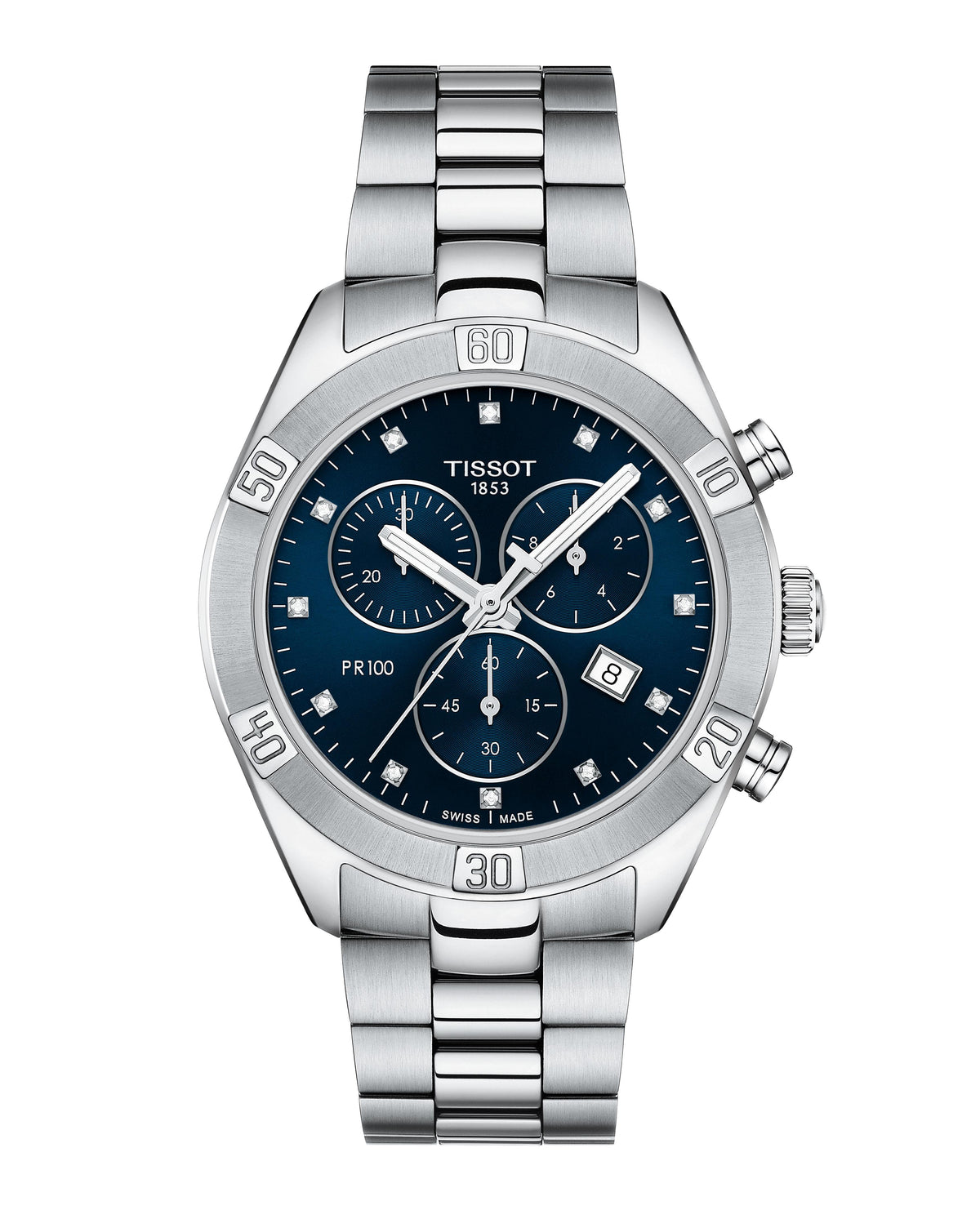 tissot pr 100 sport chic quartz chronograph lady t101.917.11.046.00