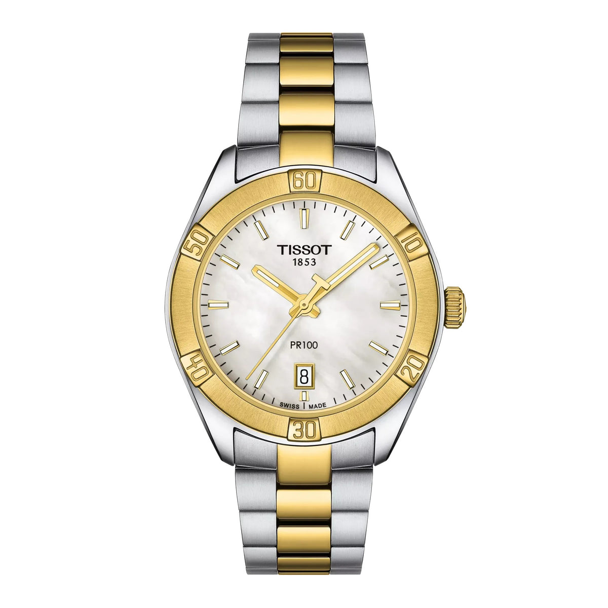 tissot pr 100 sport chic quartz lady t101.910.22.111.00