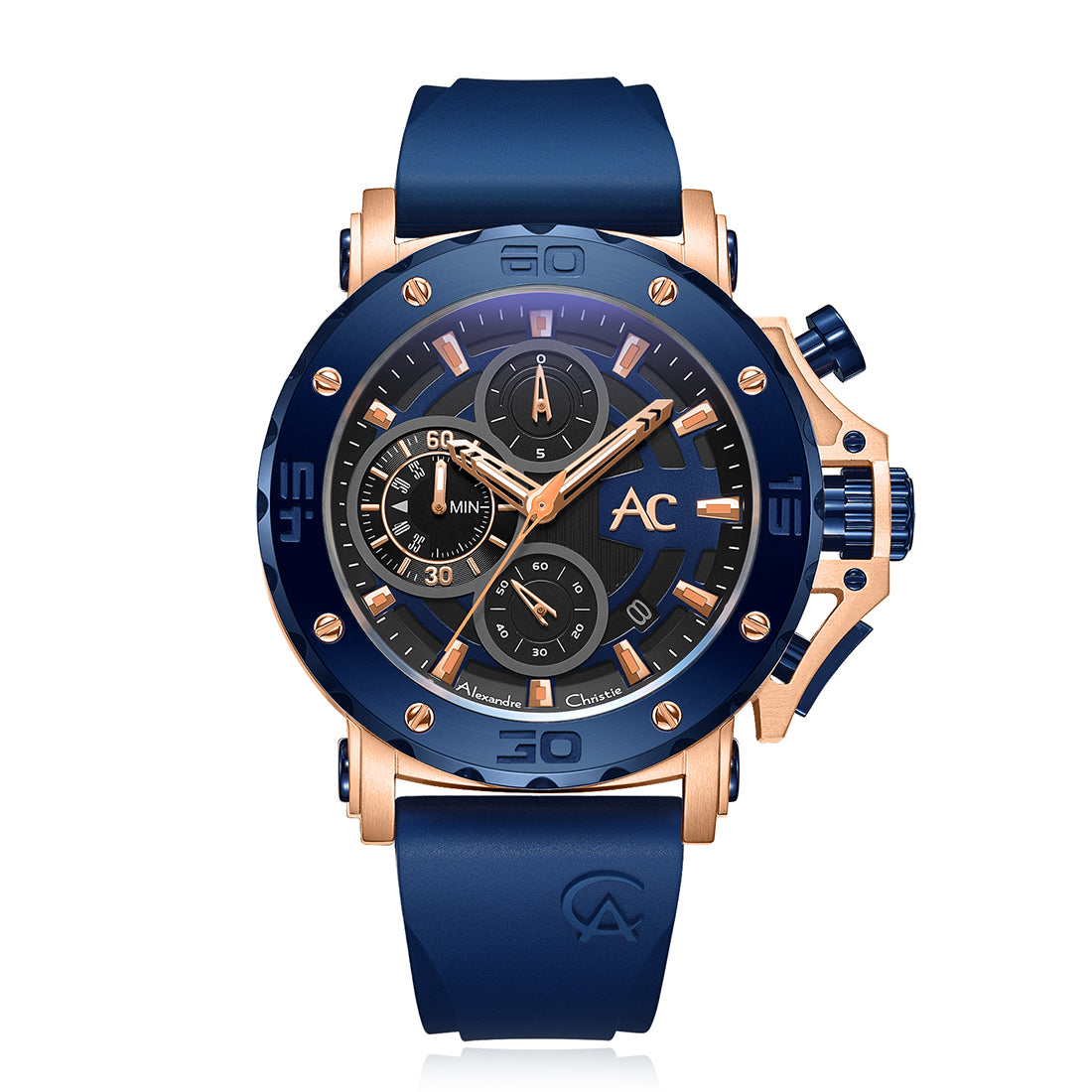 9205MCRURBU Men's Chronograph Quartz Watch 47mm