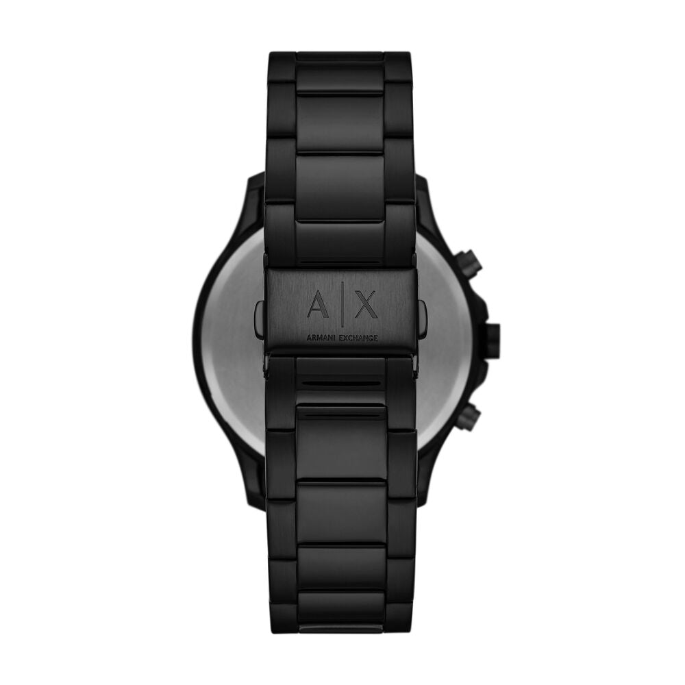 Chronograph Black Stainless Steel Watch