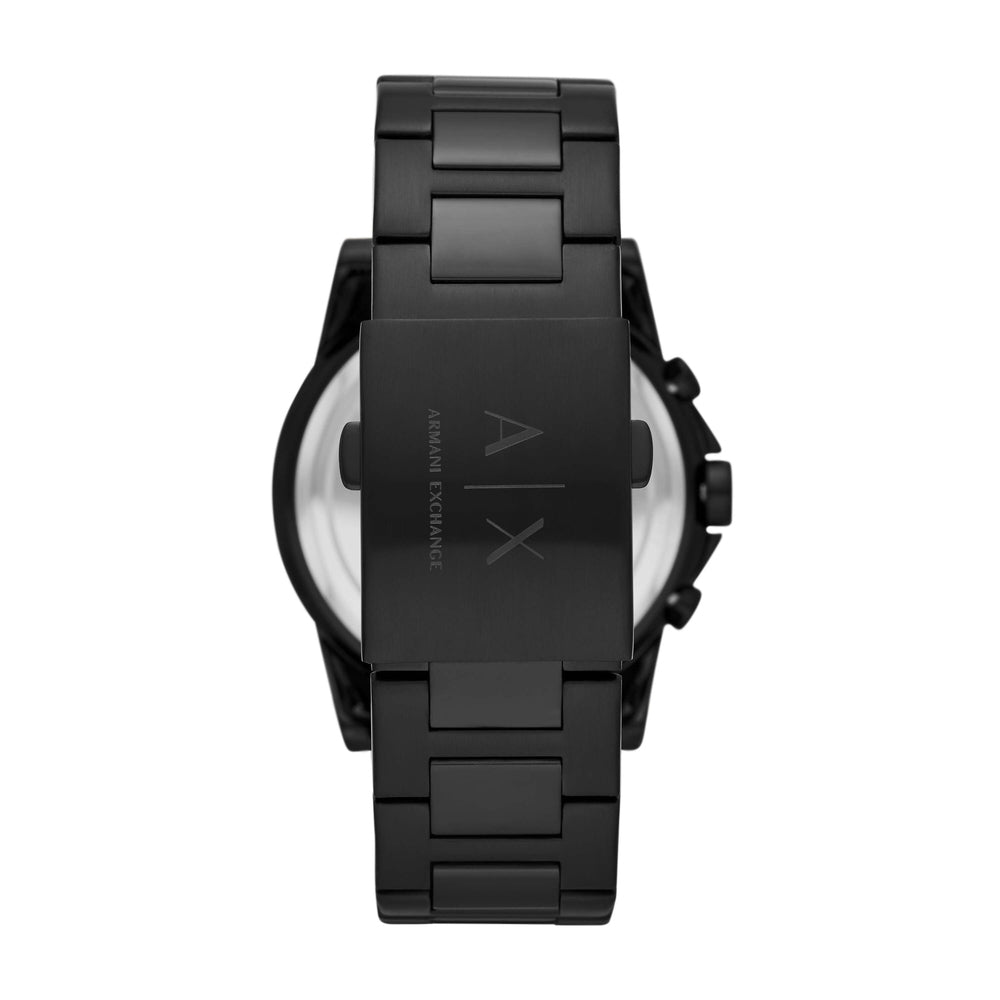 Chronograph Black Stainless Steel Watch