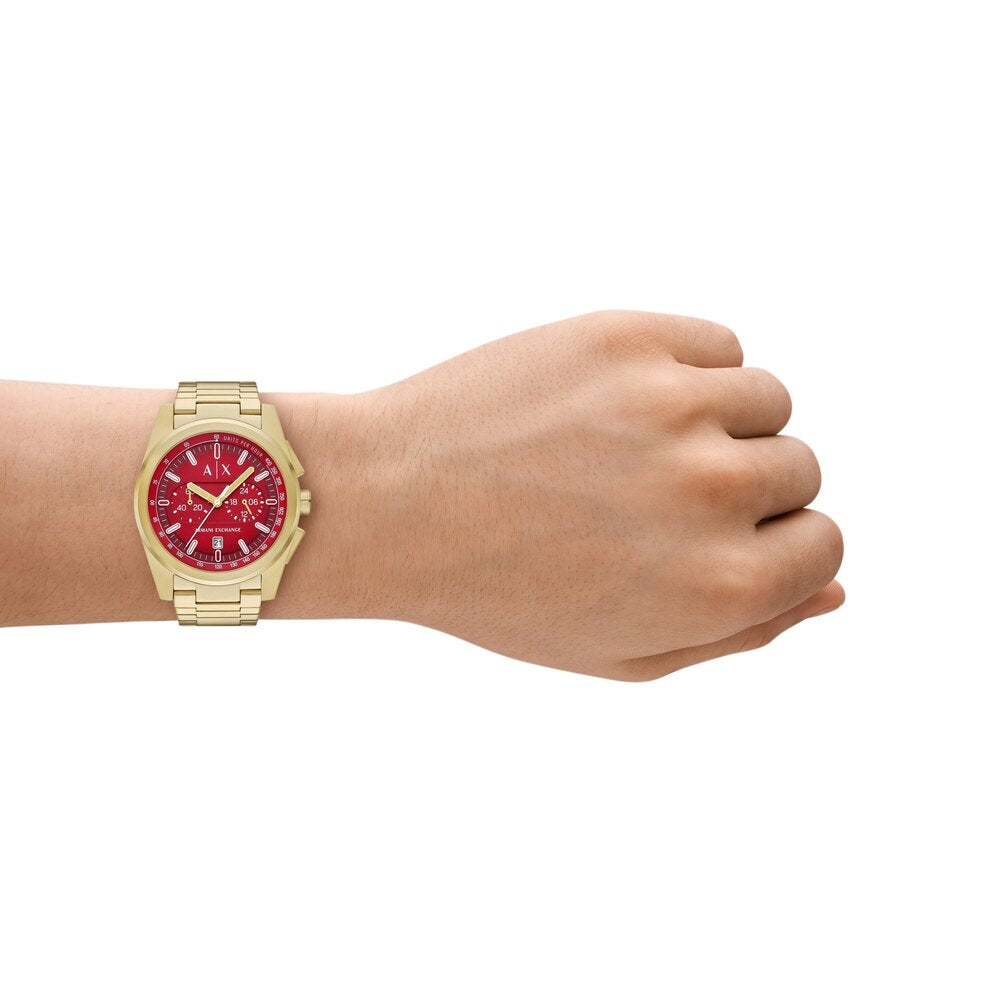 Chronograph Gold-Tone Stainless Steel Watch