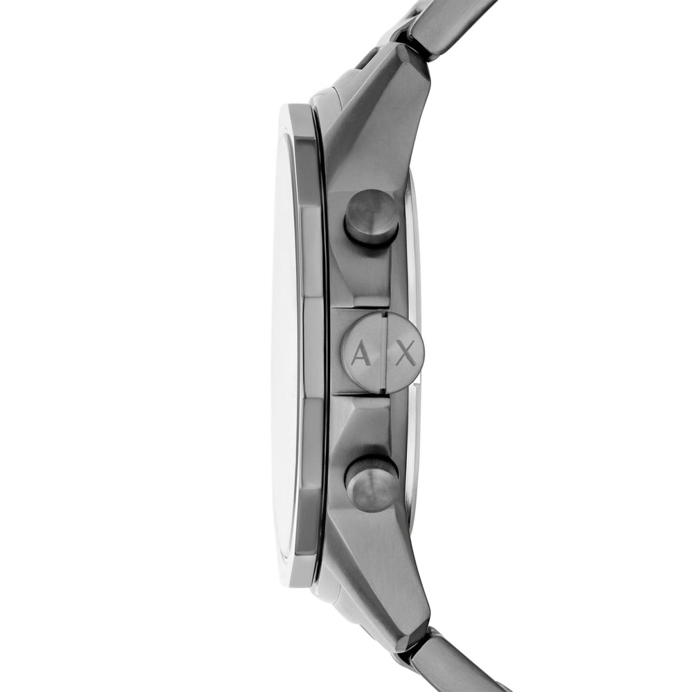 Chronograph Gunmetal Stainless Steel Watch