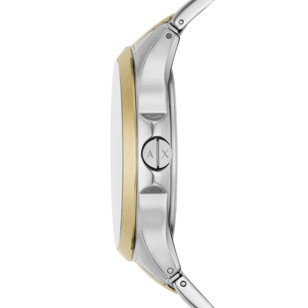Three-Hand Date Two-Tone Stainless Steel Watch