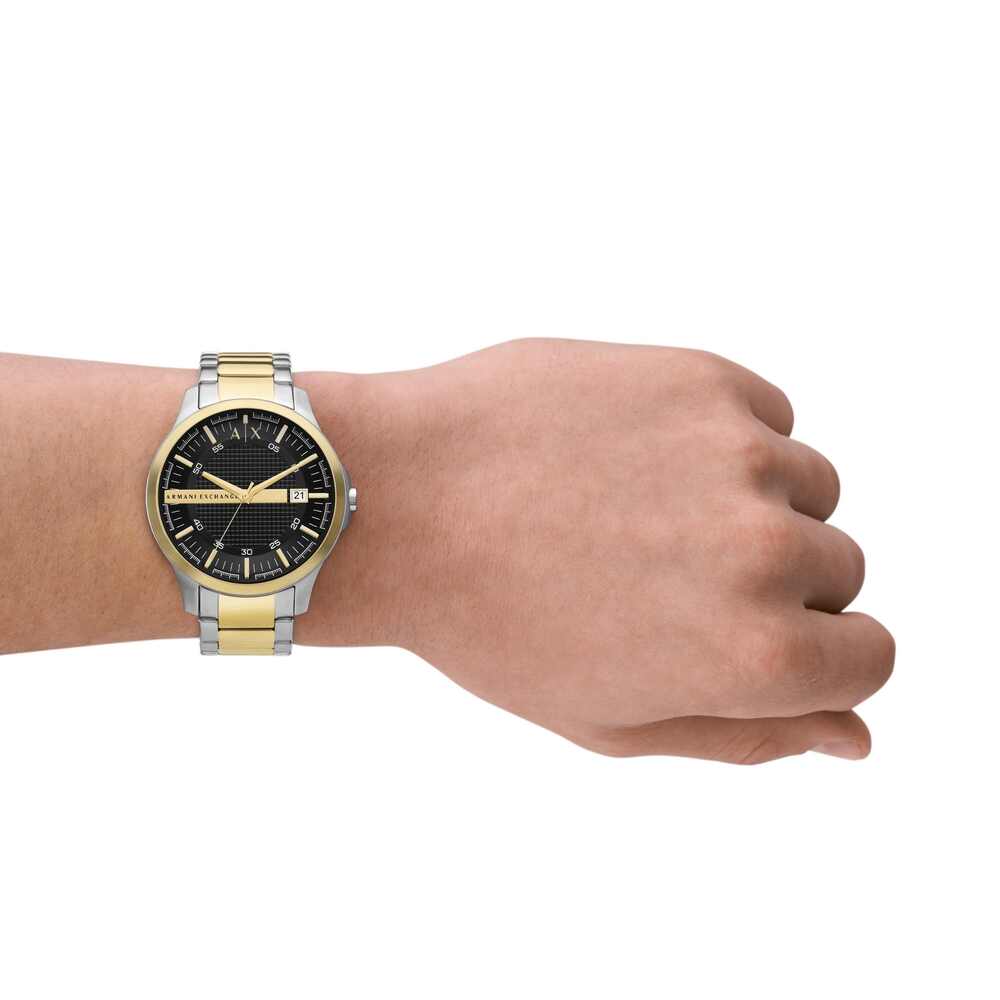 Three-Hand Date Two-Tone Stainless Steel Watch