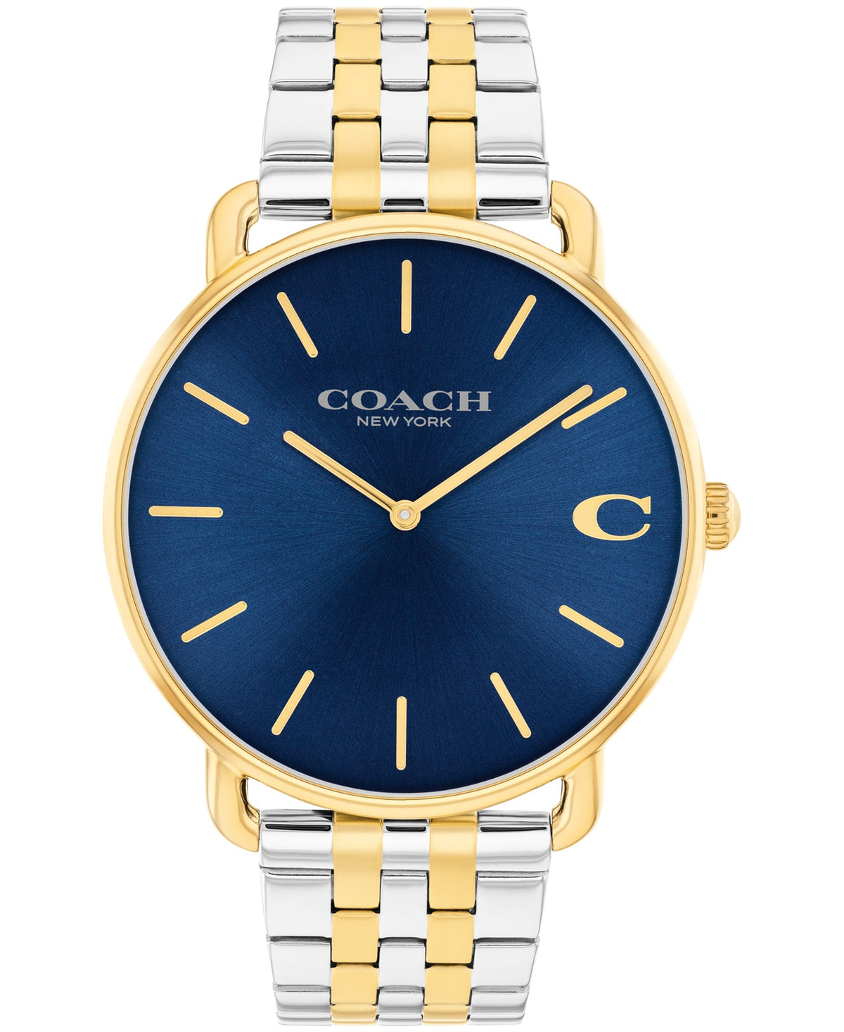 Elliot Men Quartz Blue Dial Analog Stainless Steel Watch