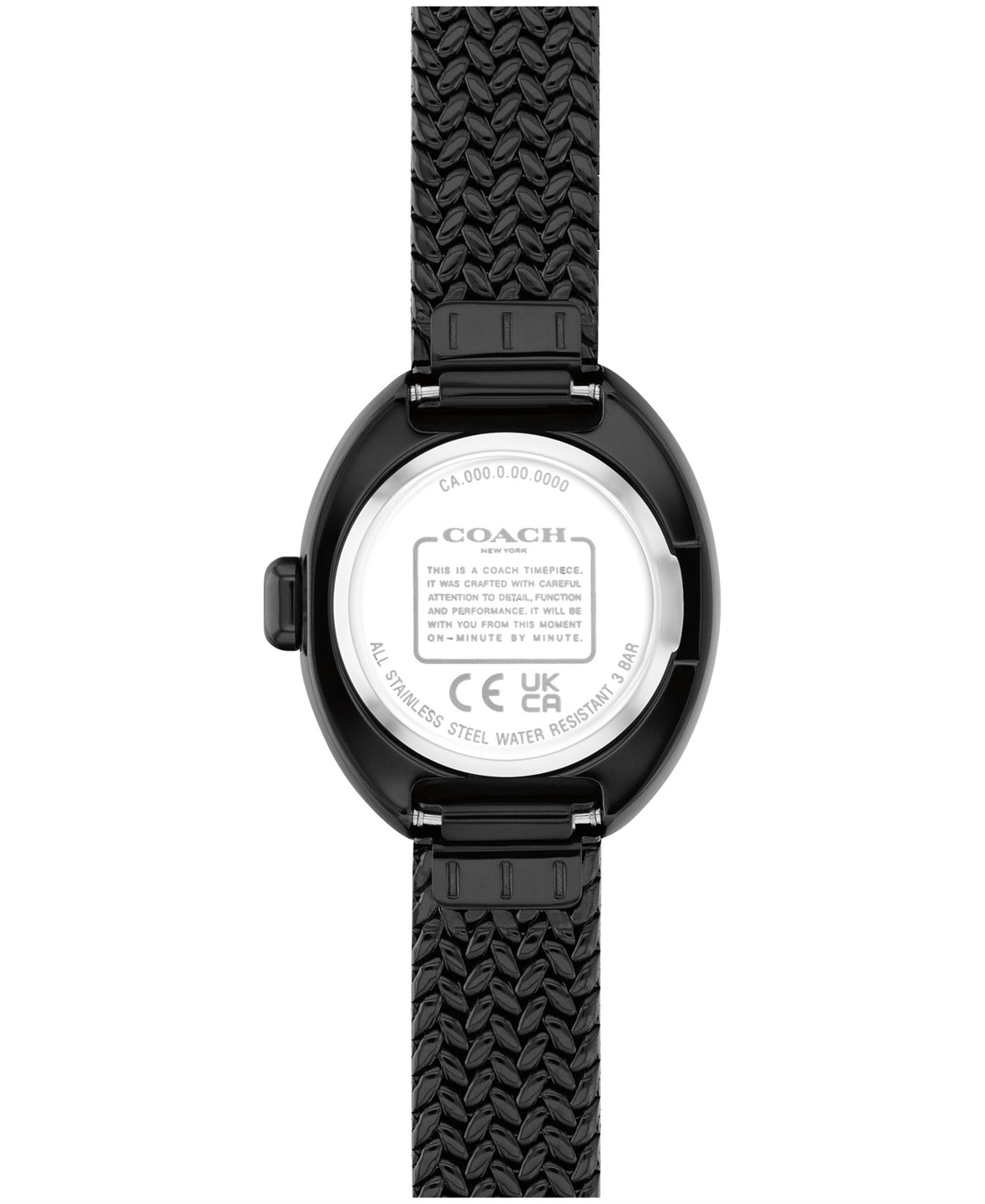 Sammy Women Quartz Black Dial Analog Mesh Watch