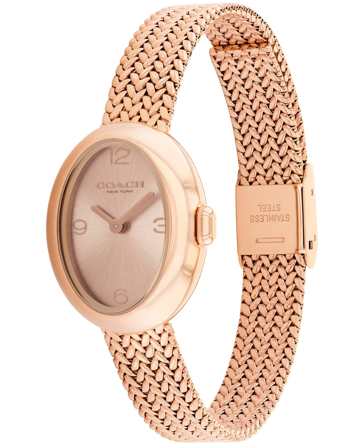 Sammy Women Quartz Pink Dial Analog Stainless Steel Watch