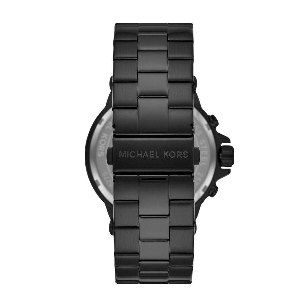 Dylan Chronograph Black Stainless Steel Watch
