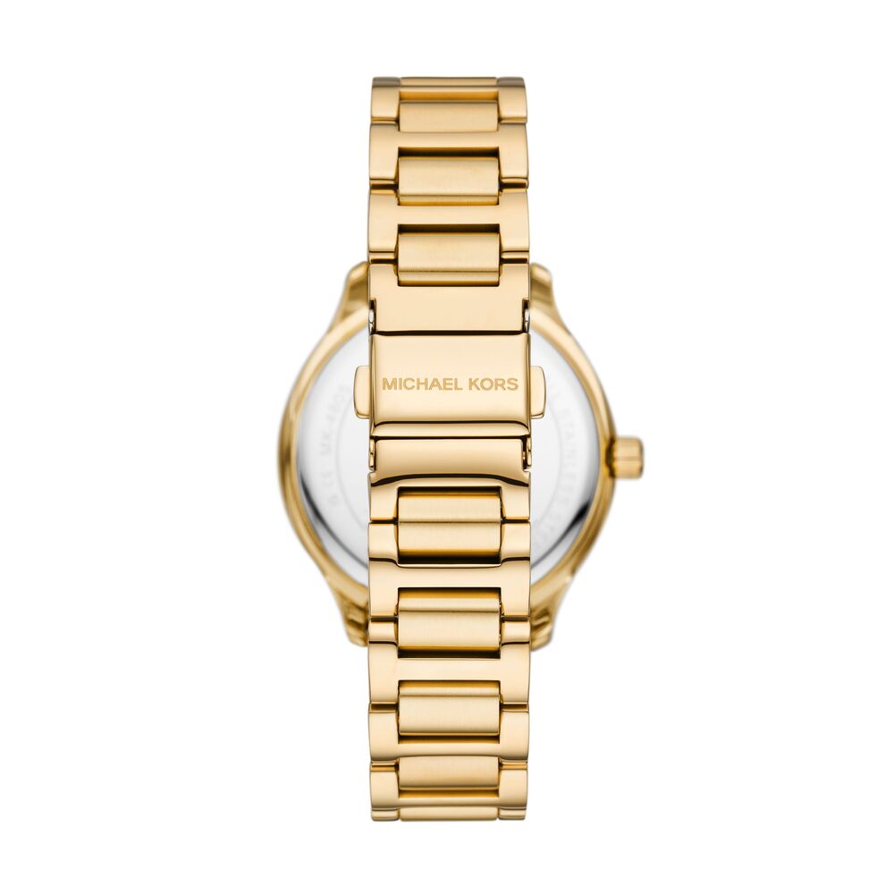 Sage Three-Hand Gold-Tone Stainless Steel Watch