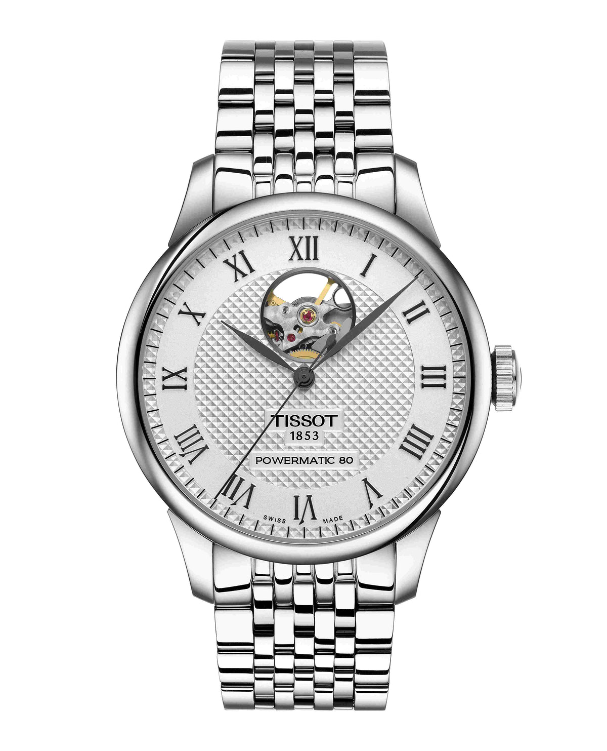 Rama Watch Tissot Le Locle Automatique Powermatic 80 Open Heart T006.407.11.033.02