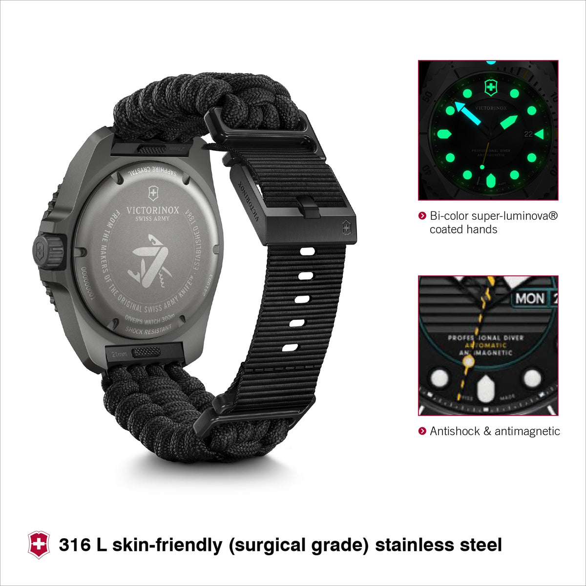 Rama Watch Victorinox I.N.O.X. Chrono 241993.1